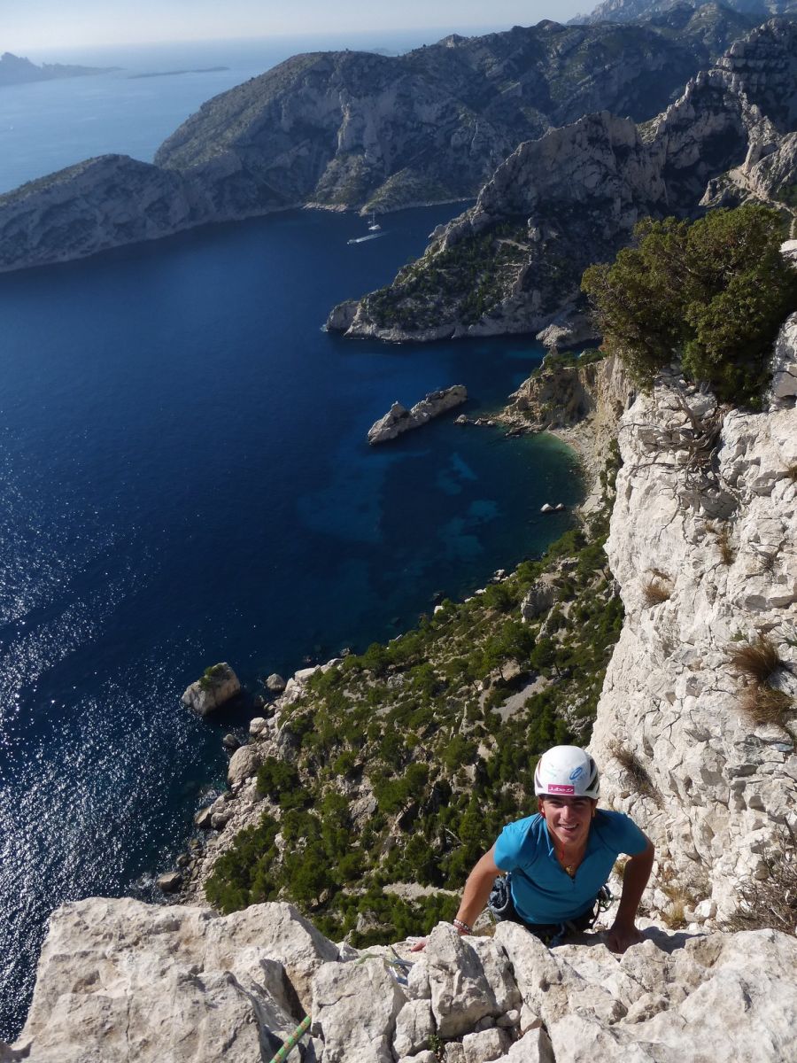 calanques,escalade,guide haute montagne,arete des marseillais, stage ,grimpe,rock climbing,rockclimbing,mountain guide,france 